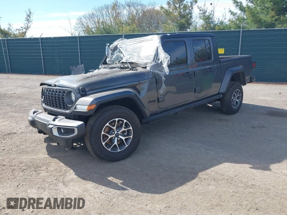 2024 Jeep Gladiator Willys with VIN 1C6HJTAG7RL109913, listed as a IAAI auction lot 41419209 with 6,581 mi miles and . Bid and sale history available at DreamBid. Image 2.