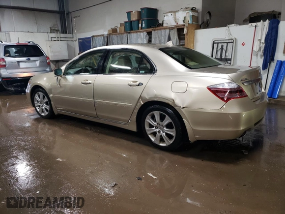 2009 Acura RL Technology z VIN JH4KB26619C001663, wystawiony jako Copart lot #47547405 z przebiegiem 116 087 mil mil oraz Szkoda całkowita • Salvage title. Historia ofert i sprzedaży dostępna na DreamBid. Obrazek 2.