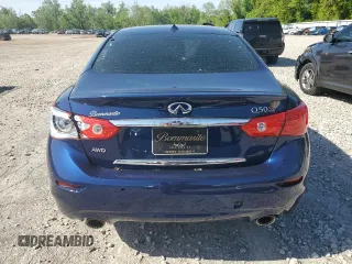 2016 Infiniti Q50 Red Sport 400 с VIN JN1FV7AR4GM451102, выставлен на аукционе Copart как лот 56391595 с пробегом 95 916 миль миль и На запчасти • Non repairable. История ставок и продаж доступна на DreamBid. Изображение 6.
