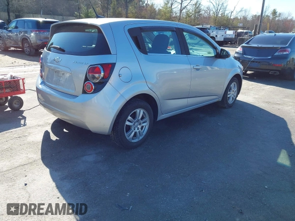 2013 Chevrolet Sonic LT with VIN 1G1JC6SGXD4218978, listed as a IAAI auction lot 42035596 with 138,924 mi miles. Bid and sale history available at carsss.com. Image 4.