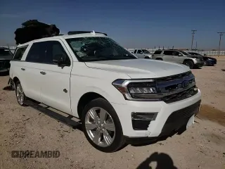 2022 Ford Expedition Max King Ranch with VIN 1FMJK1PT2NEA48688, listed as a Copart auction lot 41722673 with Not Provided miles and Salvage Title. Bid and sale history available at DreamBid. Image 12.