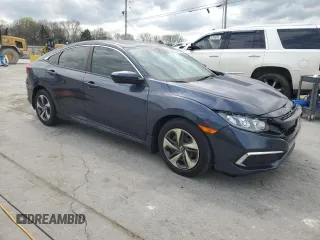 2021 Honda Civic Sedan LX with VIN 2HGFC2F62MH554717, listed as a Copart auction lot 51689805 with 72,739 mi miles and Non Repairable. Bid and sale history available at carsss.com. Image 4.