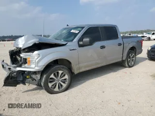 2020 Ford F-150 XL with VIN 1FTEW1EP7LKD38083, listed as a Copart auction lot 49109035 with 197,286 mi miles and Salvage Title. Bid and sale history available at carsss.com. Image 1.