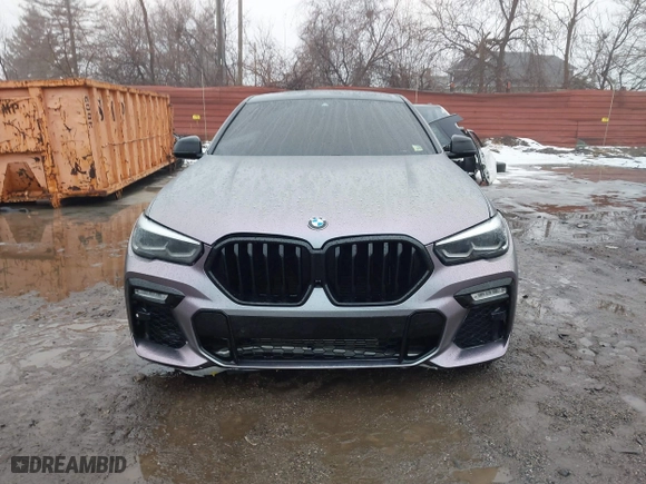 2021 BMW X6 xDrive40i with VIN 5UXCY6C07M9G44005, listed as a IAAI auction lot 41428636 with 65,670 mi miles. Bid and sale history available at carsss.com. Image 12.