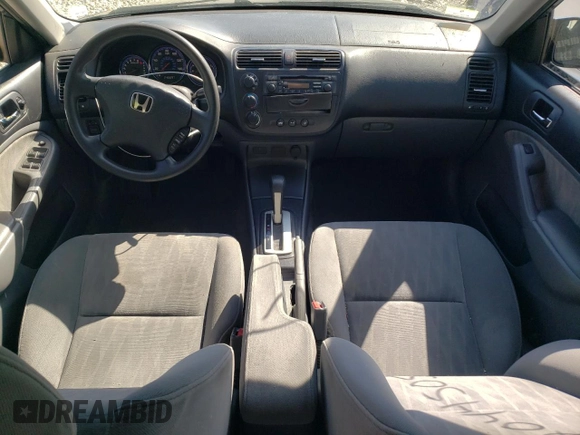 2004 Honda Civic LX with VIN 2HGES16544H587640, listed as a Copart auction lot 52044505 with 246,697 mi miles and Clean Title. Bid and sale history available at DreamBid. Image 8.