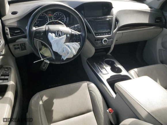 2017 Acura MDX w/Technology Pkg with VIN 5FRYD3H5XHB012595, listed as a Copart auction lot 48132595 with 130,782 mi miles and Salvage Title. Bid and sale history available at carsss.com. Image 8.