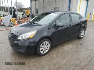 2013 Kia Rio LX with VIN KNADM4A30D6293873, listed as a Copart auction lot 43334195 with 65,571 mi miles and Salvage Title. Bid and sale history available at DreamBid. Image 1.