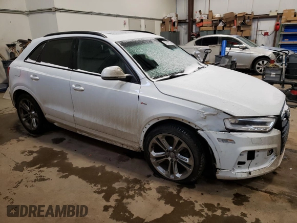 2017 Audi Q3 Prestige with VIN WA1GCCFS2HR005461, listed as a Copart auction lot 37967873 with 128,540 mi miles. Bid and sale history available at carsss.com. Image 4.