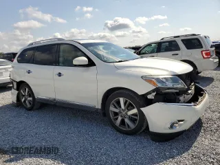 2014 Nissan Pathfinder SL with VIN 5N1AR2MN3EC675970, listed as a Copart auction lot 55131845 with 152,375 mi miles and Salvage Title. Bid and sale history available at DreamBid. Image 4.
