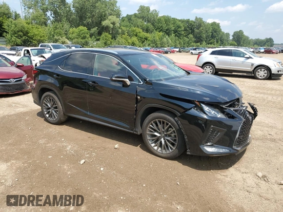 2021 Lexus RX 350 F Sport with VIN 2T2YZMDAXMC297790, listed as a Copart auction lot 63022735 with 76,819 mi miles and Clean title. Bid and sale history available at DreamBid. Image 4.