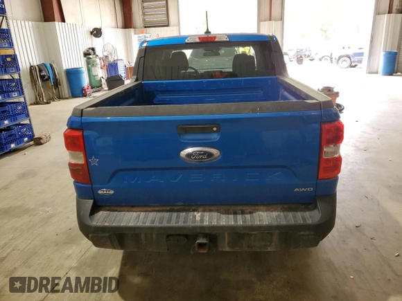 2022 Ford Maverick XL with VIN 3FTTW8F91NRB01619, listed as a Copart auction lot 45320005 with 44,872 mi miles and Salvage Title. Bid and sale history available at DreamBid. Image 6.