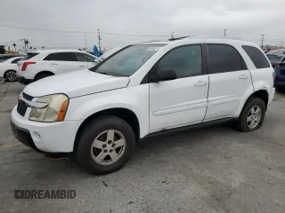 2005 Chevrolet Equinox LT z VIN 2CNDL63F956120627, wystawiony jako Copart lot #59988775 z przebiegiem 190 742 mil mil oraz Szkoda całkowita • Salvage title. Historia ofert i sprzedaży dostępna na DreamBid. Obrazek 1.