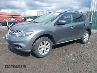 2013 Nissan Murano SV with VIN JN8AZ1MW0DW303673, listed as a IAAI auction lot 41645516 with 121,136 mi miles. Bid and sale history available at carsss.com. Image 2.