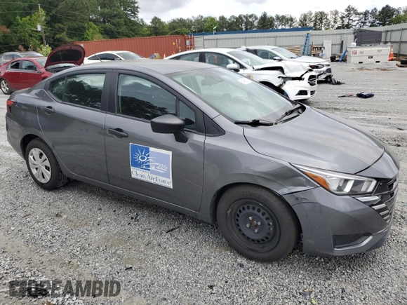 2023 Nissan Versa S with VIN 3N1CN8DV8PL824928, listed as a Copart auction lot 58486015 with Not provided miles and Salvage title. Bid and sale history available at DreamBid. Image 4.