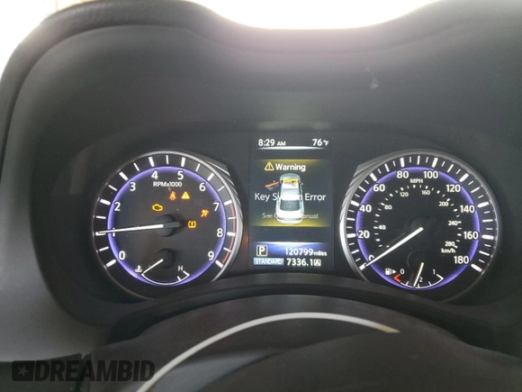 2016 Infiniti Q50 with VIN JN1EV7AR9GM346048, listed as a Copart auction lot 54362715 with 120,799 mi miles and Salvage Title. Bid and sale history available at DreamBid. Image 9.