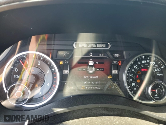 2019 Ram 3500 Laramie with VIN 3C63RRML3KG536877, listed as a Copart auction lot 66170844 with 151,567 mi miles and Salvage Title. Bid and sale history available at carsss.com. Image 9.