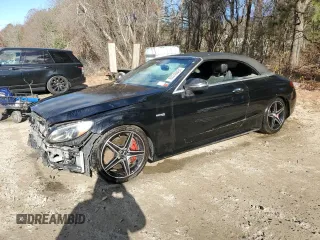 2017 Mercedes-Benz C 43 AMG with VIN WDDWK6EB4HF578022, listed as a Copart auction lot 80245864 with 63,194 mi miles and Clean title. Bid and sale history available at DreamBid. Image 1.