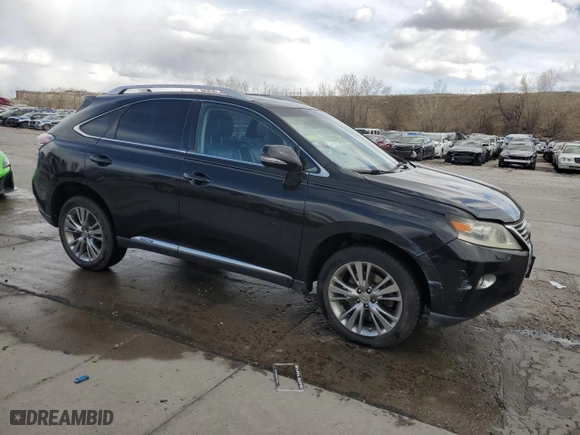 2013 Lexus RX 450h with VIN JTJBC1BA5D2052176, listed as a Copart auction lot 49345755 with NaN miles and Salvage Title. Bid and sale history available at carsss.com. Image 4.