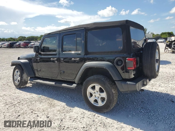 2022 Jeep Wrangler Unlimited Willys with VIN 1C4HJXDN2NW128081, listed as a Copart auction lot 61165615 with 28,525 mi miles and Salvage title. Bid and sale history available at DreamBid. Image 2.