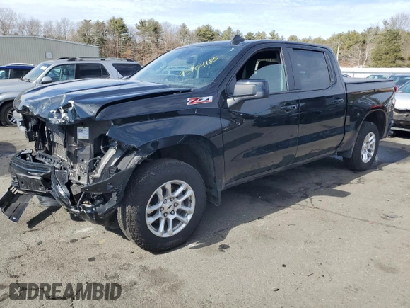 2024 Chevrolet Silverado 1500 RST with VIN 2GCUDEED4R1162519, listed as a Copart auction lot 45704185 with 46,115 mi miles and Salvage Title. Bid and sale history available at carsss.com. Image 1.