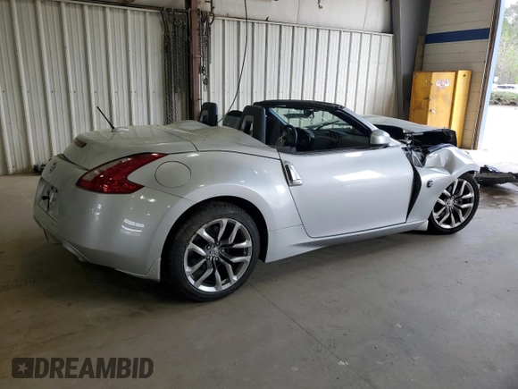2014 Nissan 370Z Touring with VIN JN1AZ4FH0EM621207, listed as a Copart auction lot 50928485 with Not Provided miles and Salvage Title. Bid and sale history available at DreamBid. Image 3.
