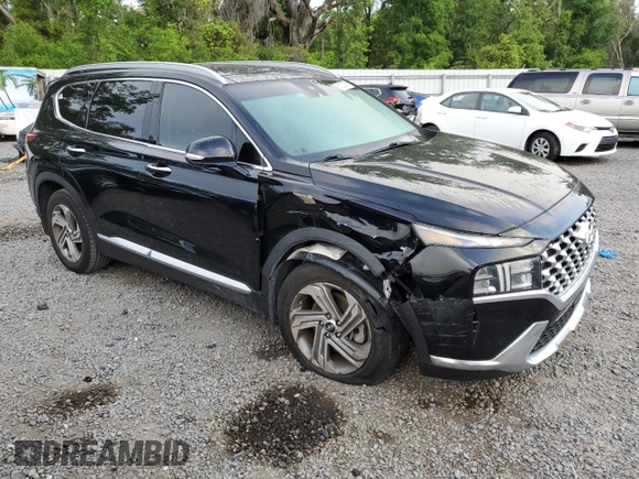 2022 Hyundai Santa Fe SEL with VIN 5NMS34AJ4NH404151, listed as a Copart auction lot 51321385 with 27,754 mi miles and Salvage Title. Bid and sale history available at DreamBid. Image 4.
