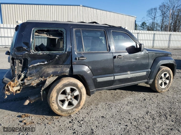 2008 Jeep Liberty Sport with VIN 1J8GP28KX8W207928, listed as a Copart auction lot 45421675 with 162,693 mi miles and Salvage Title. Bid and sale history available at carsss.com. Image 3.