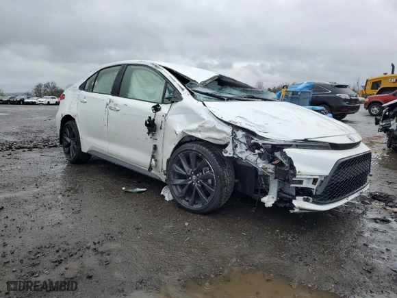 2024 Toyota Corolla Hybrid LE with VIN JTDBCMFE0R3060835, listed as a Copart auction lot 52871725 with 7,118 mi miles and Salvage Title. Bid and sale history available at carsss.com. Image 4.