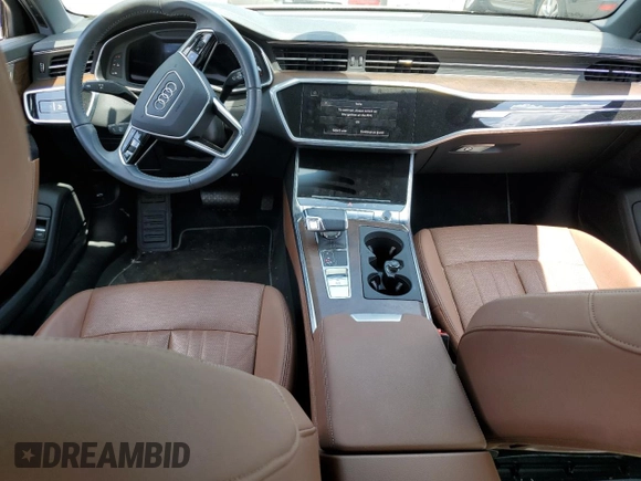 2021 Audi A6 Premium Plus with VIN WAUL2AF29MN024065, listed as a Copart auction lot 55937313 with 11,588 mi miles. Bid and sale history available at carsss.com. Image 8.