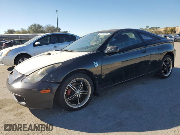 2002 Toyota Celica GT with VIN JTDDR32T320128879, listed as a Copart auction lot 83116524 with 222,315 mi miles and Clean Title. Bid and sale history available at carsss.com. Image 1.