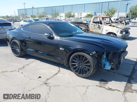2015 Ford Mustang GT with VIN 1FA6P8CF8F5355875, listed as a IAAI auction lot 42146274 with 48,471 mi miles and . Bid and sale history available at carsss.com. Image 1.