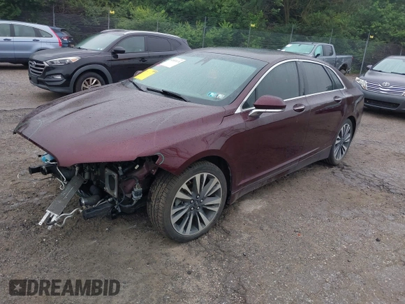 2018 Lincoln MKZ Reserve with VIN 3LN6L5F98JR604834, listed as a IAAI auction lot 42453174 with 118,112 mi miles and . Bid and sale history available at DreamBid. Image 2.