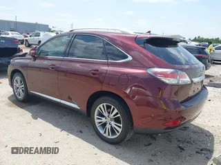 2013 Lexus RX 350 with VIN 2T2ZK1BA7DC109687, listed as a IAAI auction lot 41988640 with 199,335 mi miles and . Bid and sale history available at DreamBid. Image 3.