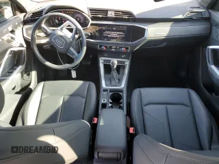 2022 Audi Q3 Premium with VIN WA1AUCF38N1023856, listed as a Copart auction lot 54484245 with 36,161 mi miles and Salvage Title. Bid and sale history available at DreamBid. Image 8.