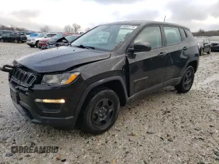 2021 Jeep Compass Sport with VIN 3C4NJDABXMT530768, listed as a Copart auction lot 84852174 with 60,667 mi miles and Salvage Title. Bid and sale history available at DreamBid. Image 1.