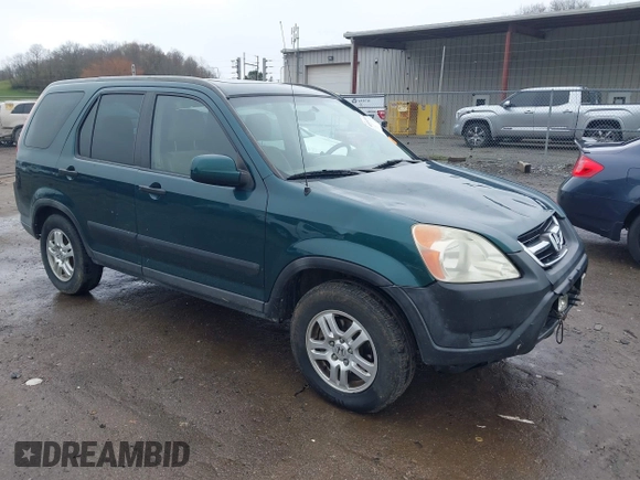 2002 Honda CR-V EX with VIN SHSRD788X2U000471, listed as a IAAI auction lot 41951015 with 137,976 mi miles. Bid and sale history available at carsss.com. Image 1.