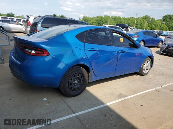 2016 Dodge Dart SE with VIN 1C3CDFAA7GD503995, listed as a Copart auction lot 59032515 with 146,908 mi miles and Salvage title. Bid and sale history available at DreamBid. Image 3.