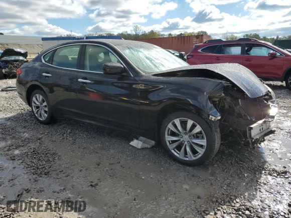 2013 Infiniti M37 with VIN JN1BY1AR8DM600853, listed as a Copart auction lot 79436804 with 162,644 mi miles and Salvage Title. Bid and sale history available at carsss.com. Image 4.