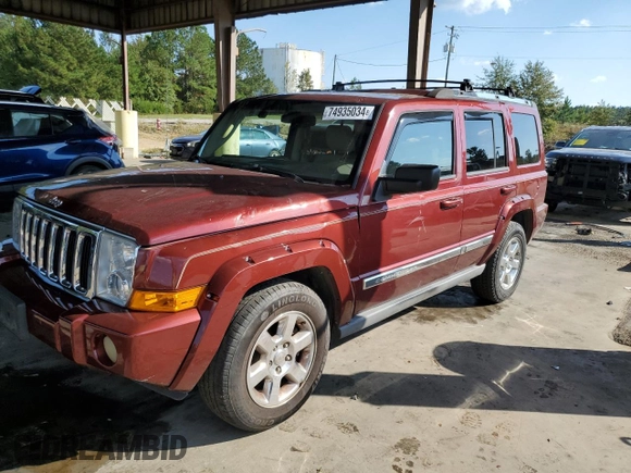 2006 Jeep Commander Limited с VIN 1J8HH58N06C369210, выставлен на аукционе Copart как лот 74935034 с пробегом 307 186 миль миль и Списание • Salvage title. История ставок и продаж доступна на DreamBid. Изображение 1.