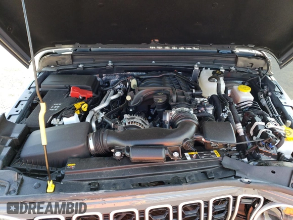 2024 Jeep Wrangler Sahara with VIN 1C4PJXEGXRW269062, listed as a Copart auction lot 64576895 with 2,159 mi miles and Salvage title. Bid and sale history available at DreamBid. Image 12.