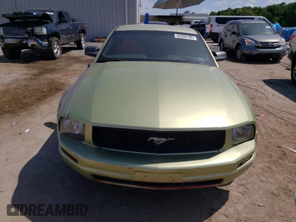 2005 Ford Mustang Deluxe with VIN 1ZVFT80N555143190, listed as a Copart auction lot 55550105 with 183,355 mi miles and Clean Title. Bid and sale history available at carsss.com. Image 5.