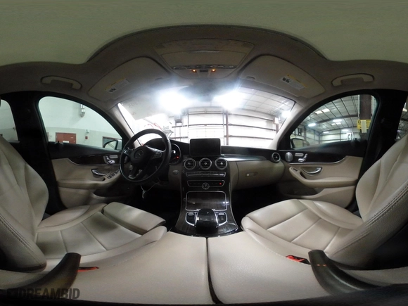 2015 Mercedes-Benz C-Class C 300 Luxury with VIN 55SWF4KB1FU039722, listed as a IAAI auction lot 41692495 with 78,222 mi miles. Bid and sale history available at carsss.com. Image 18.