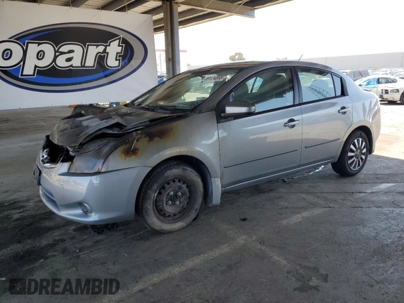 2011 Nissan Sentra S with VIN 3N1AB6AP4BL607122, listed as a Copart auction lot 59124895 with Not provided miles and Salvage title. Bid and sale history available at DreamBid. Image 1.