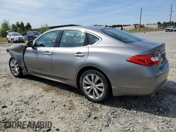 2013 Infiniti M with VIN JN1BY1AP3DM510590, listed as a Copart auction lot 49236045 with 122,455 mi miles and Salvage title. Bid and sale history available at DreamBid. Image 2.