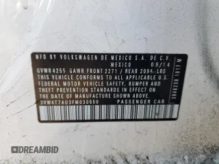 2015 Volkswagen Golf GTI Autobahn with VIN 3VW4T7AU3FM030650, listed as a Copart auction lot 70956524 with 114,325 mi miles and Salvage Title. Bid and sale history available at carsss.com. Image 12.