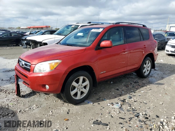 2008 Toyota RAV4 Ltd with VIN JTMZK31V386013783, listed as a Copart auction lot 43064825 with 156,451 mi miles and Salvage Title. Bid and sale history available at carsss.com. Image 1.
