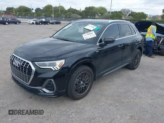 2022 Audi Q3 S line Premium Plus with VIN WA1EECF32N1071447, listed as a IAAI auction lot 41772286 with 86,187 mi miles. Bid and sale history available at carsss.com. Image 17.