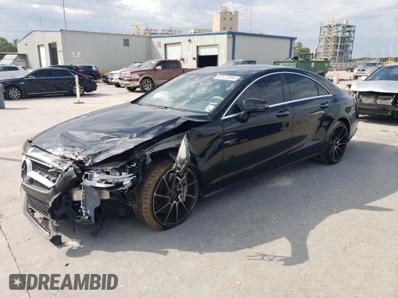 2013 Mercedes-Benz CLS-Class CLS 550 with VIN WDDLJ9BB8DA066492, listed as a Copart auction lot 75936614 with 113,168 mi miles and Salvage Title. Bid and sale history available at carsss.com. Image 1.