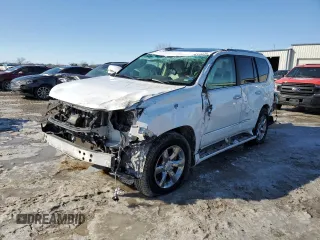 2013 Lexus GX 460 Premium z VIN JTJJM7FX7D5062295, wystawiony jako Copart lot #46318415 z przebiegiem Nie podano mil oraz Szkoda całkowita • Salvage title. Historia ofert i sprzedaży dostępna na DreamBid. Obrazek 1.