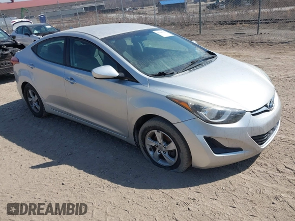2015 Hyundai Elantra SE с VIN 5NPDH4AE3FH547495, выставлен на аукционе IAAI как лот 41796791 с пробегом 24 035 миль миль и . История ставок и продаж доступна на DreamBid. Изображение 1.